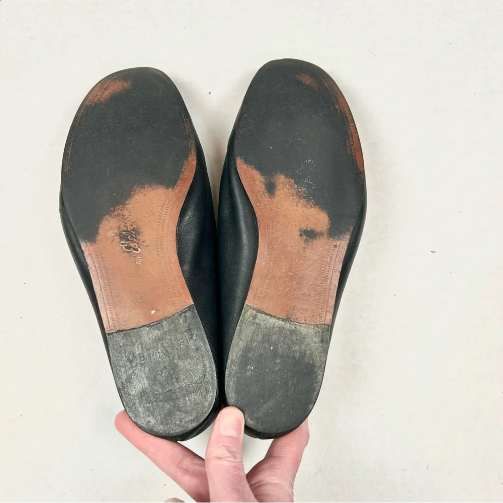 Sam Edelman Black Leather Woman's Slip-On Loafers